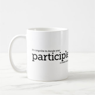 Café Professor de inglês da caneca da gramática do