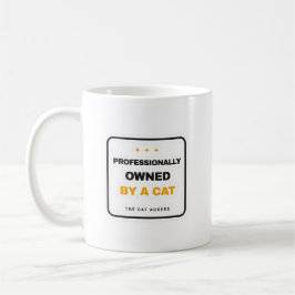 Café Proprietário Profissional de um Gato Caneca Divert