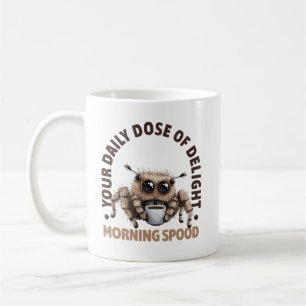 Café Pulando caneca de aranha