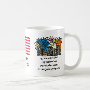 Café Quarto clássico da caneca de julho