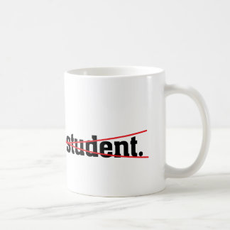 Café Quebrou a caneca do estudante de arte