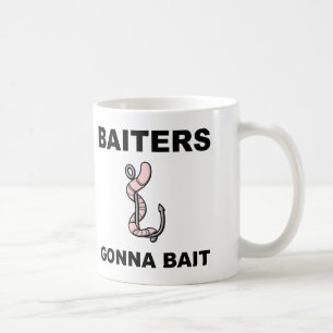 Café Quem pesca vai pescar Caneca engraçada de pesca ou