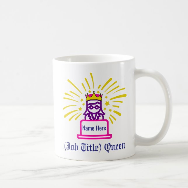Café Rainha da Caneca de Escritório (Direita)