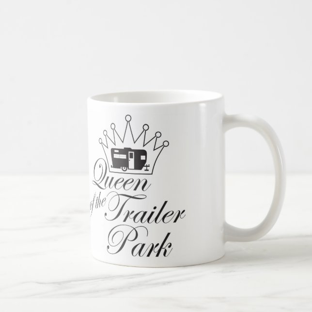 Café Rainha da caneca do parque de caravanas (Direita)