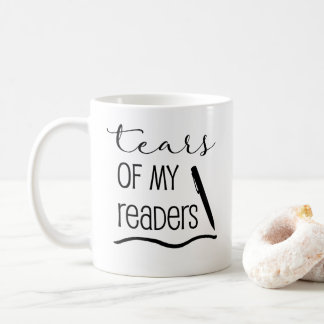 Café Rasgos do presente dos escritores de minha caneca