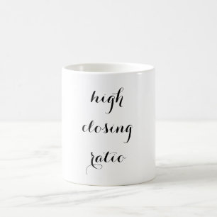 Café relação de fechamento alta - CANECA PARA O FIM d