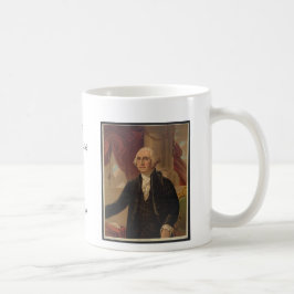 Café Retrato de George Washington & caneca das citações
