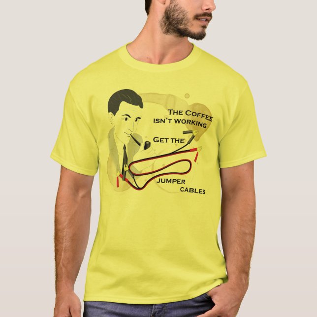 Café retro engraçado do pai que diz a camisa (Frente)
