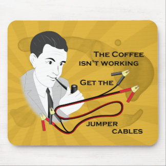 Café retro engraçado do pai que diz Mousepad