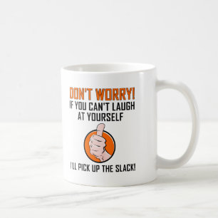Café Ria de Si Mesmo Caneca Divertida