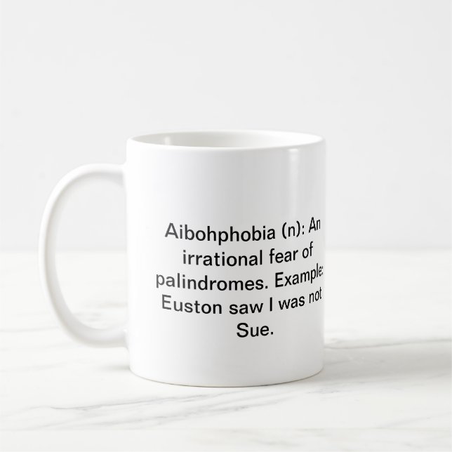 Café Righty da caneca de Aibohphobia (Esquerda)