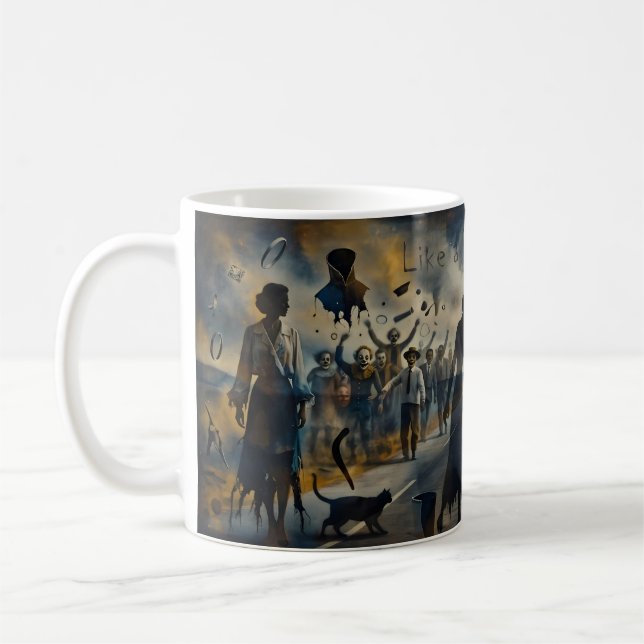 Café Rolling Stone Lost Highway Caneca de Arte Surreali (Esquerda)