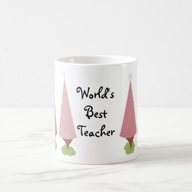 Café Rosa-Árvores - Caneca de Professora (Centro)