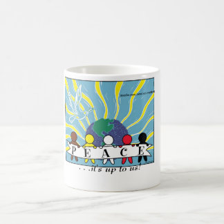 CAFÉ ROUPA, ETC.:  CANECA DA PAZ DE MUNDO