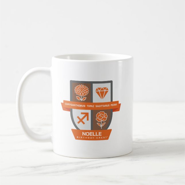 Café Sagittário Aniversário Crest™ para Caneca de 22 a  (Esquerda)