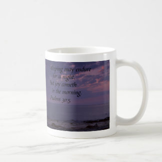Café Salmos - caneca do nascer do sol da baía de
