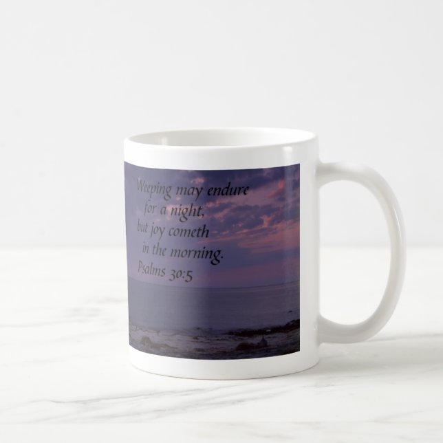 Café Salmos - caneca do nascer do sol da baía de (Direita)