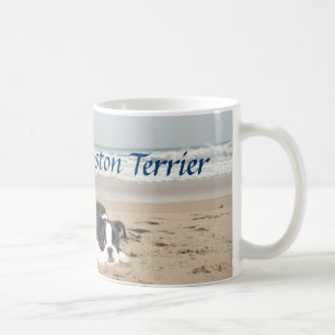 Café Sandcastles da caneca do amor de Boston Terrier