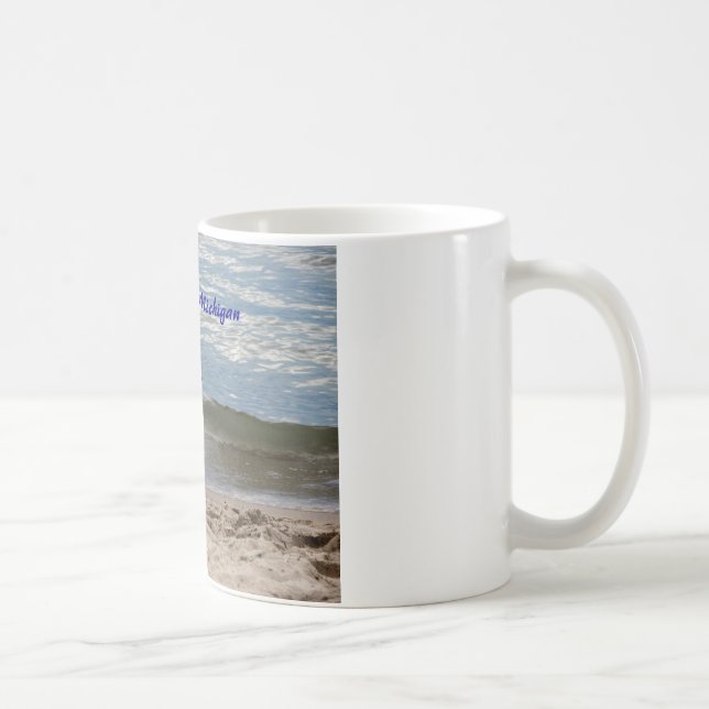 Café Saugatuck, caneca da praia de Michigan (Direita)