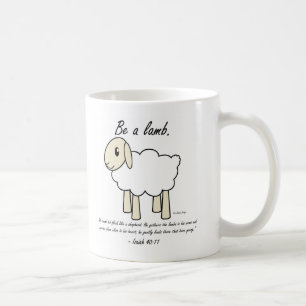 Café "Seja caneca de um cordeiro"