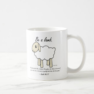 Café "Seja caneca de um cordeiro"