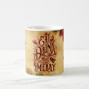 Café Seja feliz Natal dezembro caneca de inverno