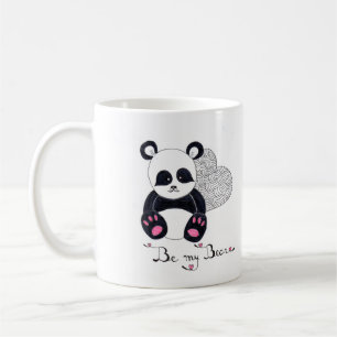 Café Seja minha caneca de urso
