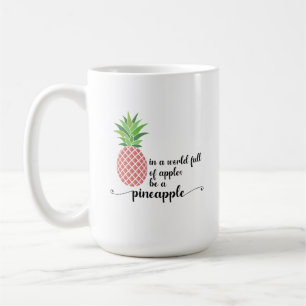 Café Seja uma caneca de abacaxi