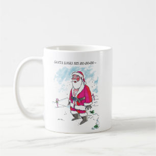 Café Sem Ho-Ho-Ho w caneca de texto