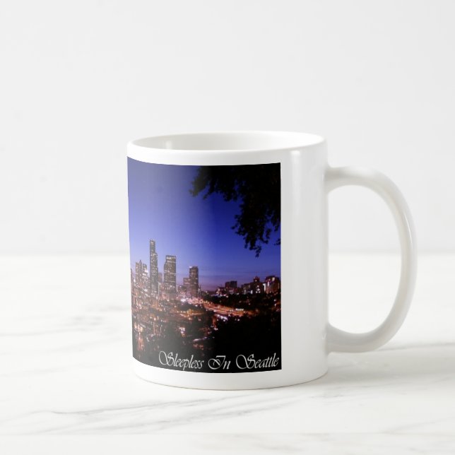 Café Sem sono na caneca de Seattle (Direita)