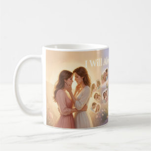 Café Sempre Amor Você Caneca de Arte de Despedida Etern
