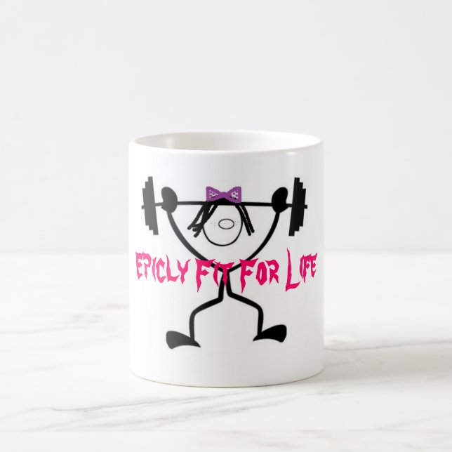 Café Senhora apta Caneca do levantamento de peso de (Centro)