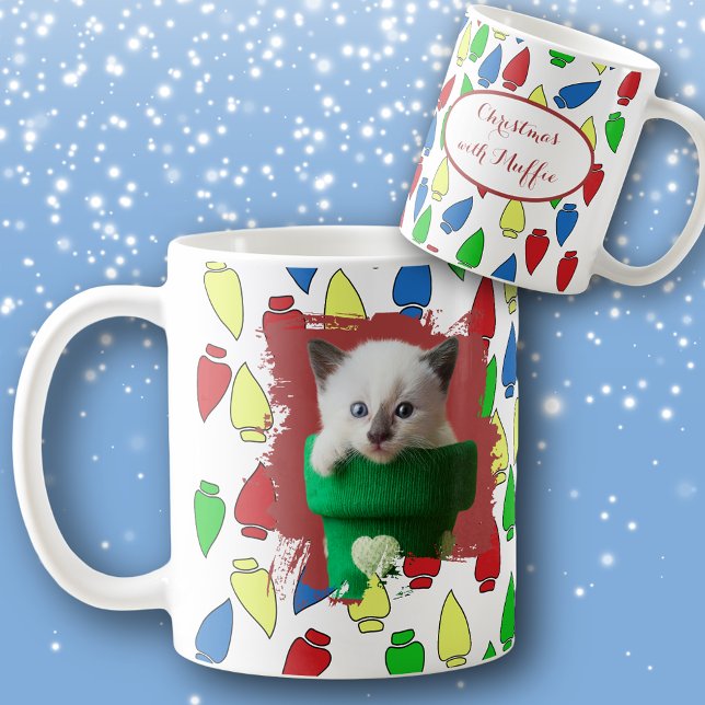 Café Seu animal de estimação em uma caneca de Natal (Criador carregado)
