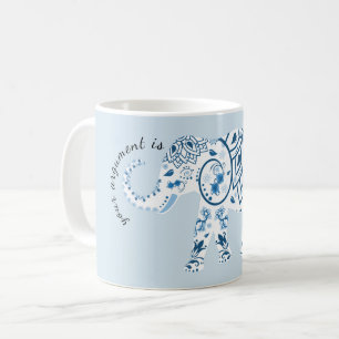 Café Seu argumento é caneca da chalaça de Irrelephant