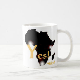 Café Sim caneca de África
