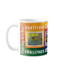slogans de gratidão serenidade aceitação caneca