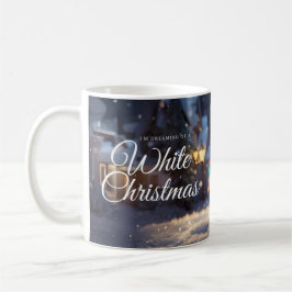 Café Sonhando com uma caneca de Natal branca, Globo de 