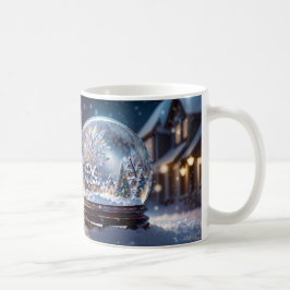 Café Sonhando com uma caneca de Natal branca, Globo de