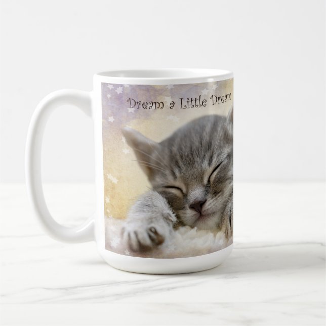Café Sonhe com uma caneca de gato sonhada (Esquerda)