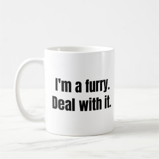 Café Sou um peluche. Lida com isso, caneca de café.