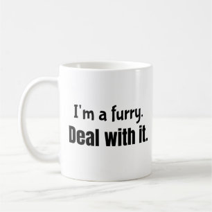 Café Sou um peluche. Lida com isso, caneca de café.