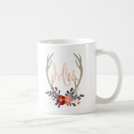Café Sra. Caneca do Antler de Boho