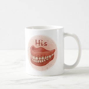 Café Sua Falsa Caneca De Dentes