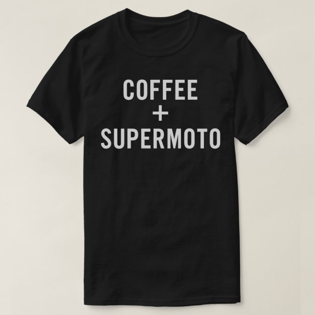 Café + Supermoto para Supermoto Rider Pullover (Frente do Design)