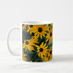 Café Susan de olhos pretos floresce a caneca