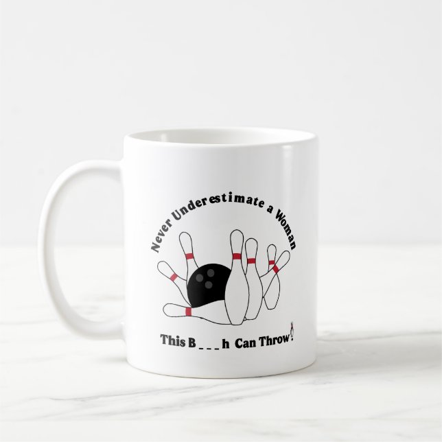 Café Taça de café: caneca de Boliche B_ _ h pode jogar (Esquerda)