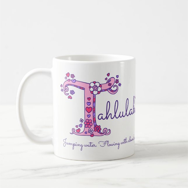 Café Tahlulah nome que significa caneca de rabisco T (Esquerda)