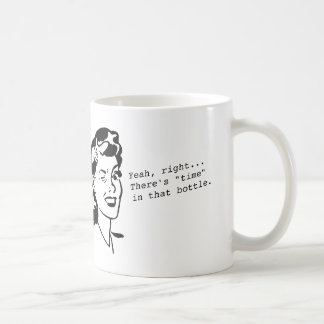 Café "Tempo caneca do sarcasmo de uma garrafa"