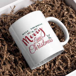 Café Tenha uma Feliz de uma pequena caneca de Natal