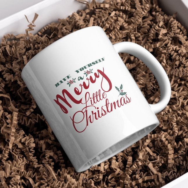 Café Tenha uma Feliz de uma pequena caneca de Natal (Criador carregado)